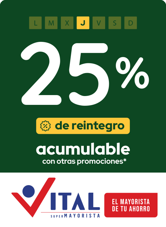 25% de Reintegro Acumulable