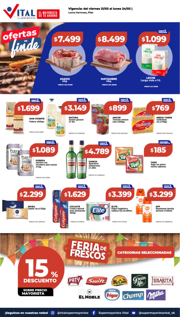 Folleto de ofertas destacadas 