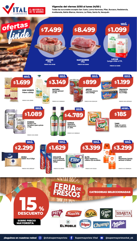 Folleto de ofertas destacadas 
