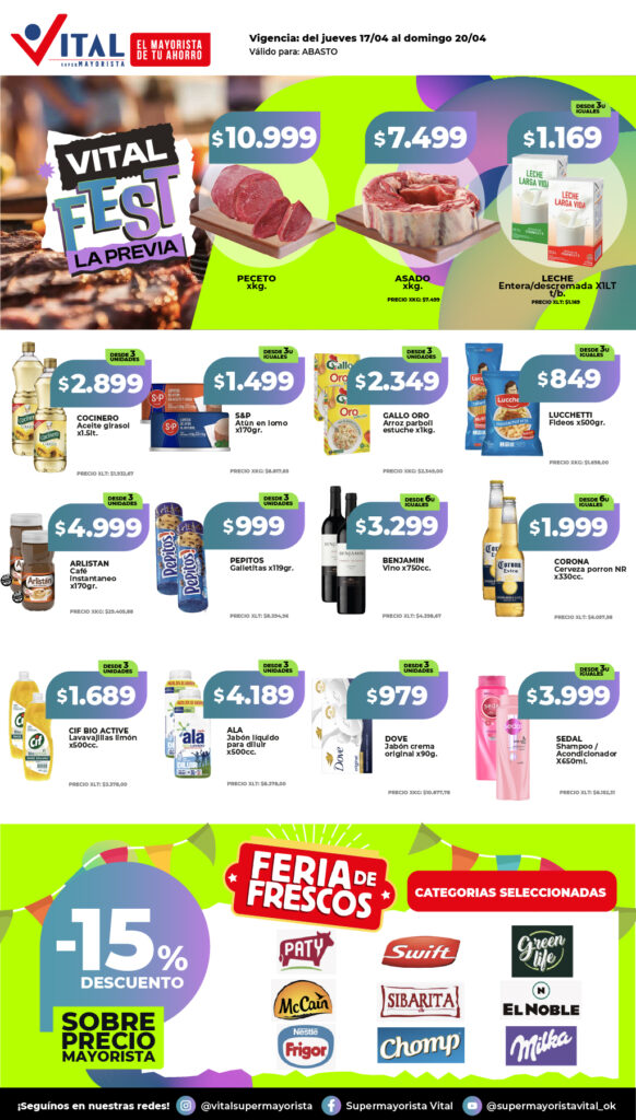 Folleto de ofertas destacadas 