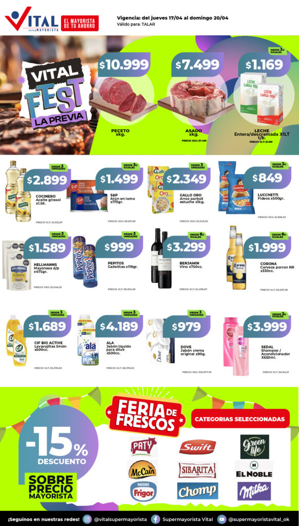 Folleto de ofertas destacadas 