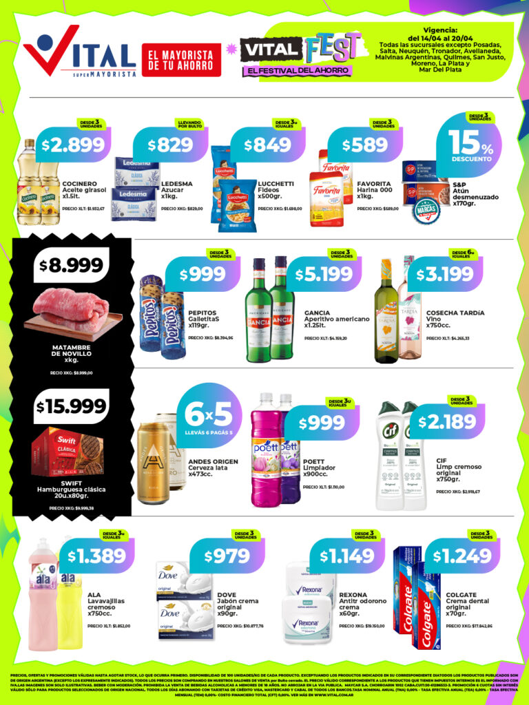 Folleto de ofertas destacadas 