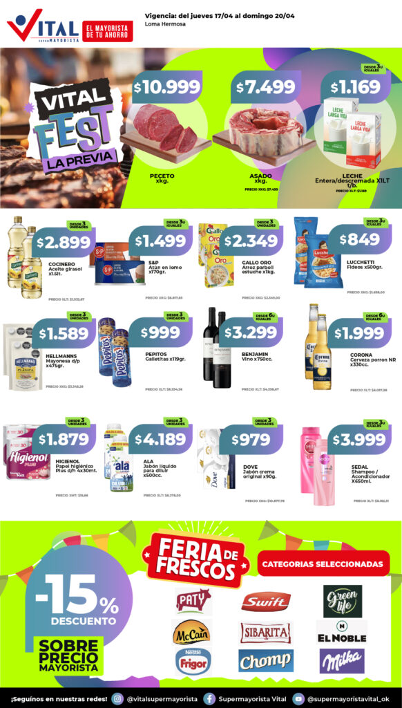 Folleto de ofertas destacadas 