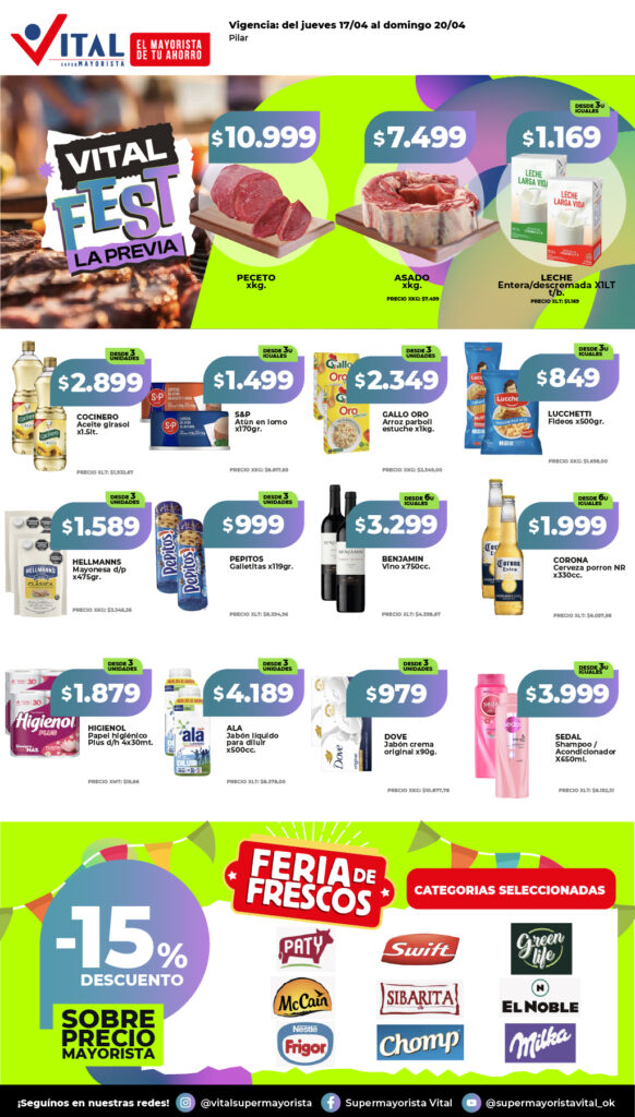 Folleto de ofertas destacadas 
