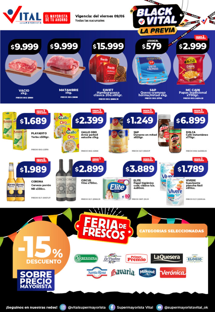 Folleto de ofertas destacadas 