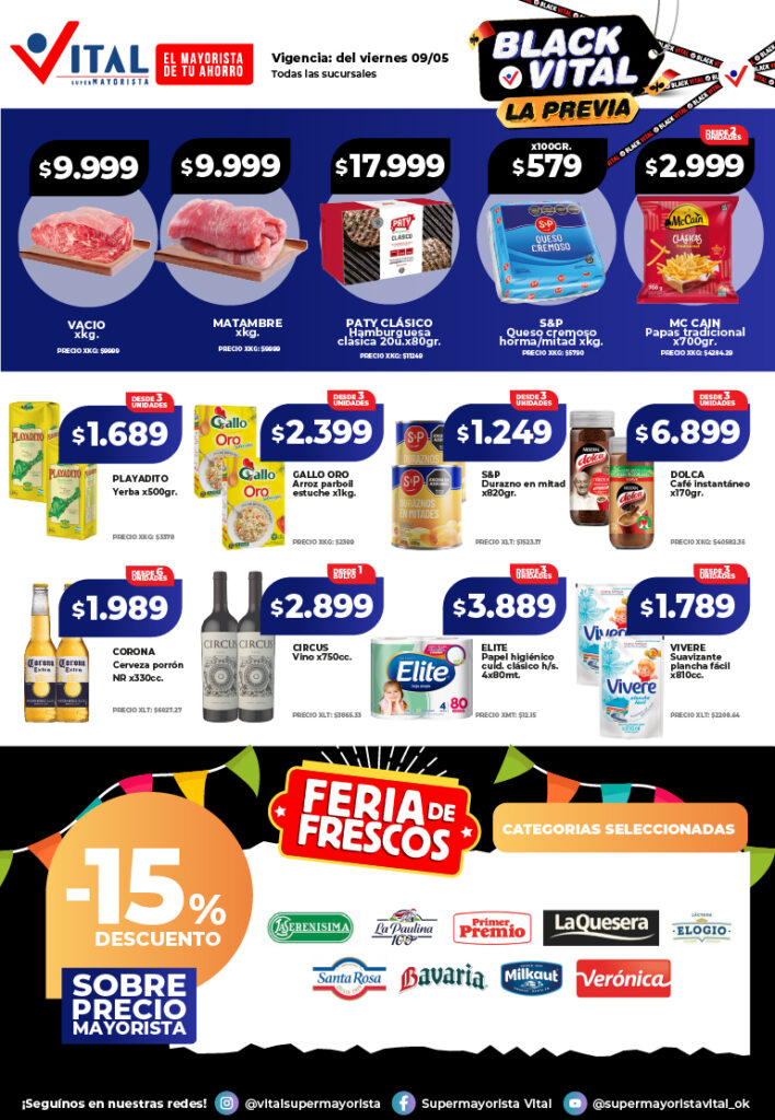 Folleto de ofertas destacadas 
