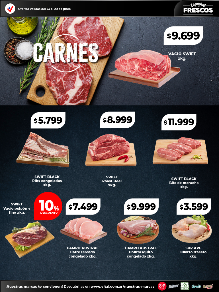 Folleto de ofertas destacadas 