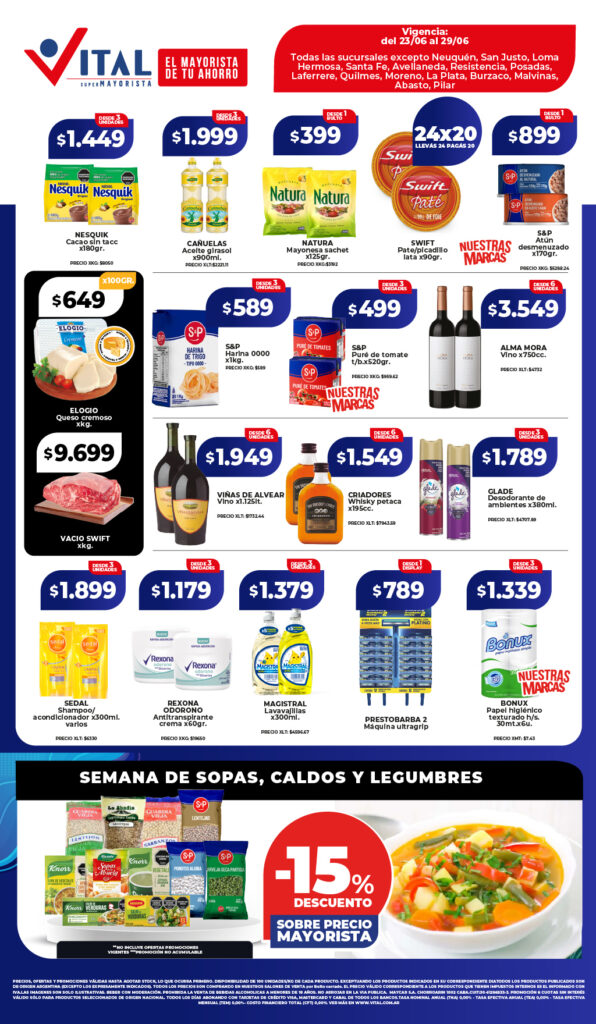 Folleto de ofertas destacadas