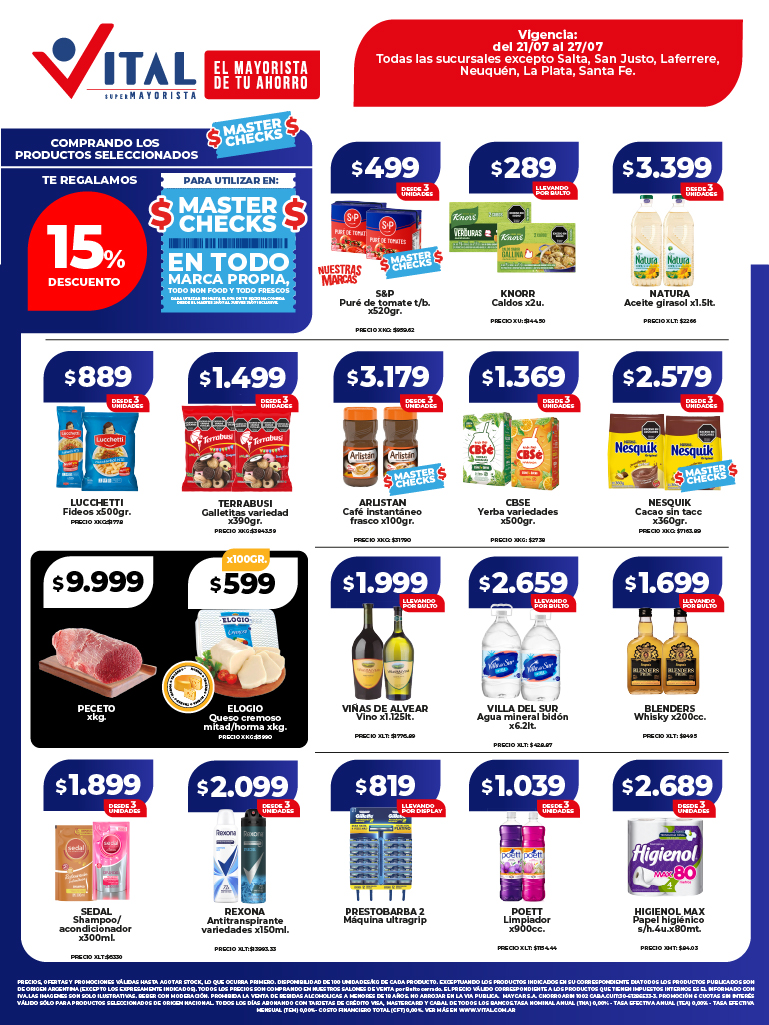 Folleto de ofertas destacadas 