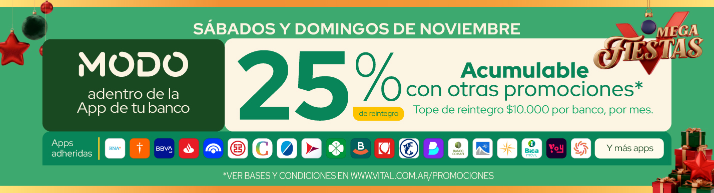 MODO | SABADOS Y DOMINGOS DE NOVIEMBRE