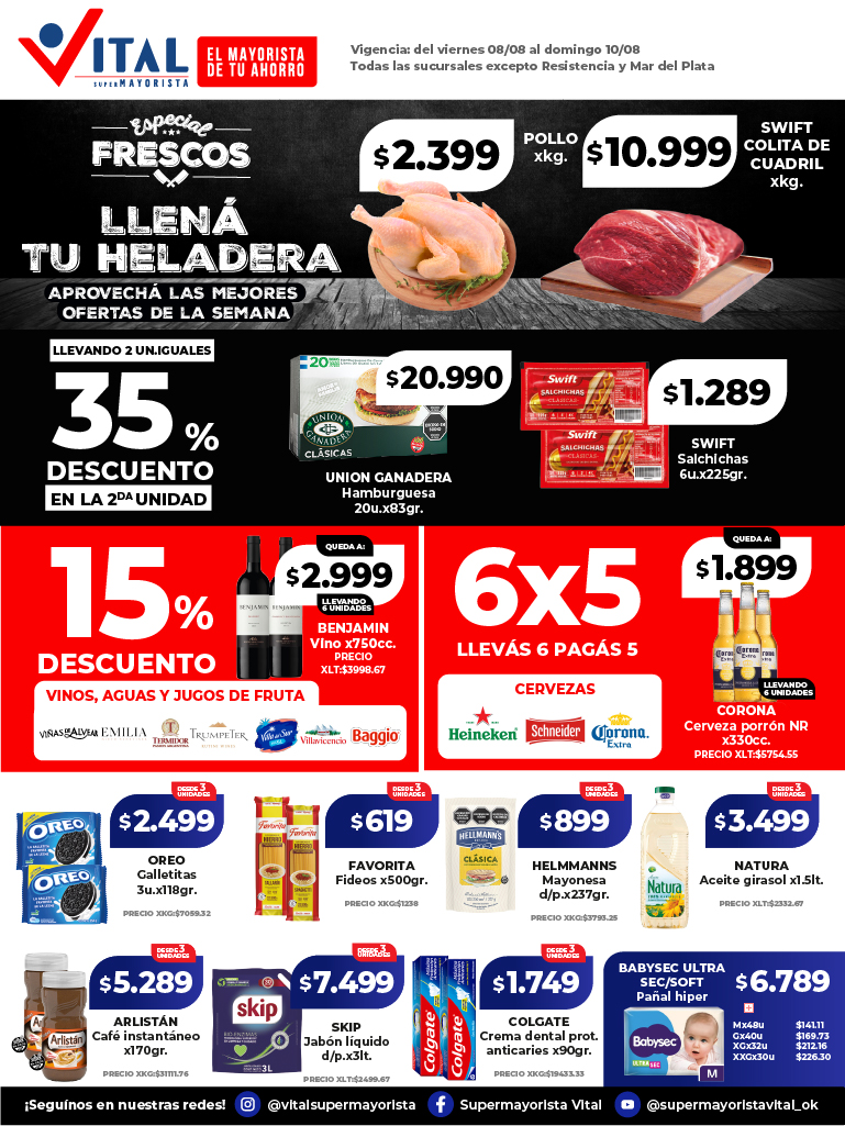 Folleto de ofertas destacadas 