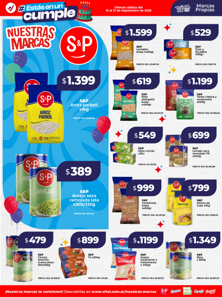 Folleto de ofertas destacadas 