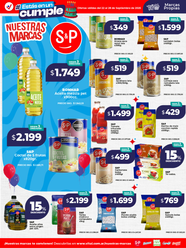 Folleto de ofertas destacadas 