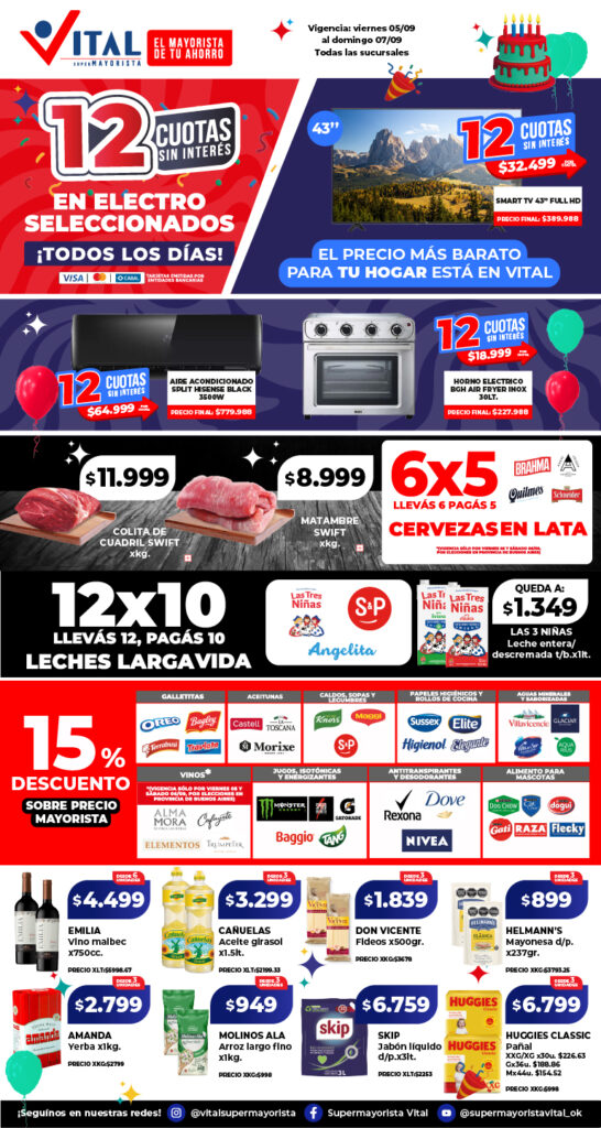 Folleto de ofertas destacadas 