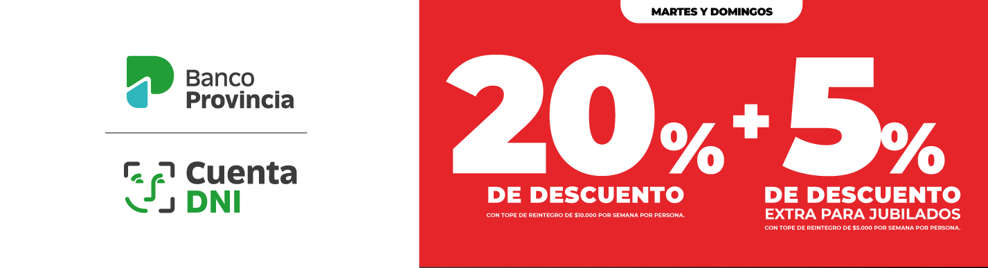 CUENTA DNI – Martes y domingos de diciembre