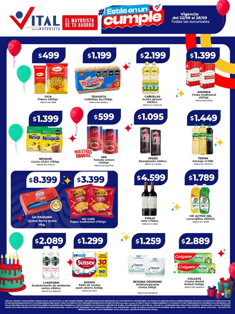Folleto de ofertas destacadas 
