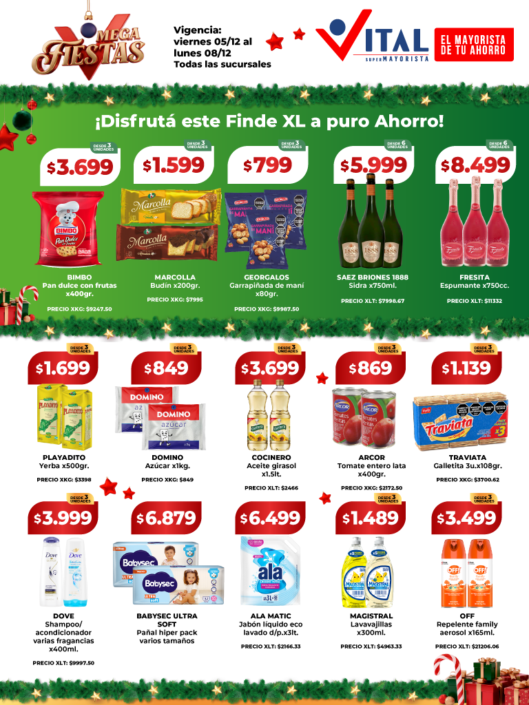 Folleto de ofertas destacadas 