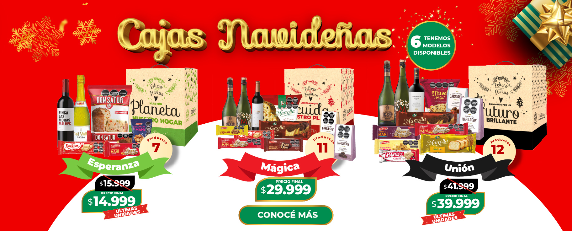 cajas navideñas