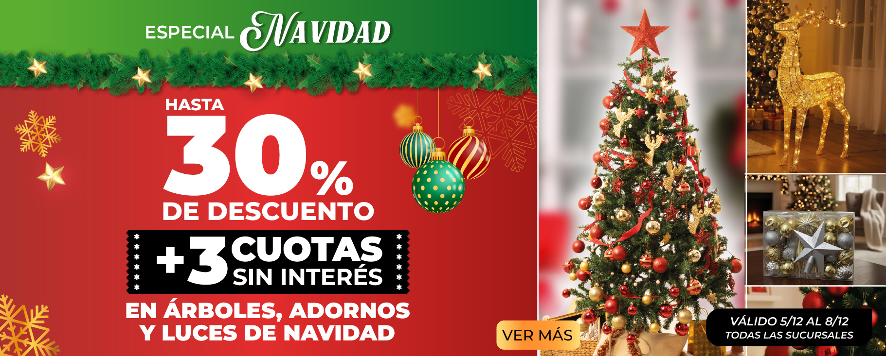 arboles de navidad - deco navidad - luces navidad - descuento