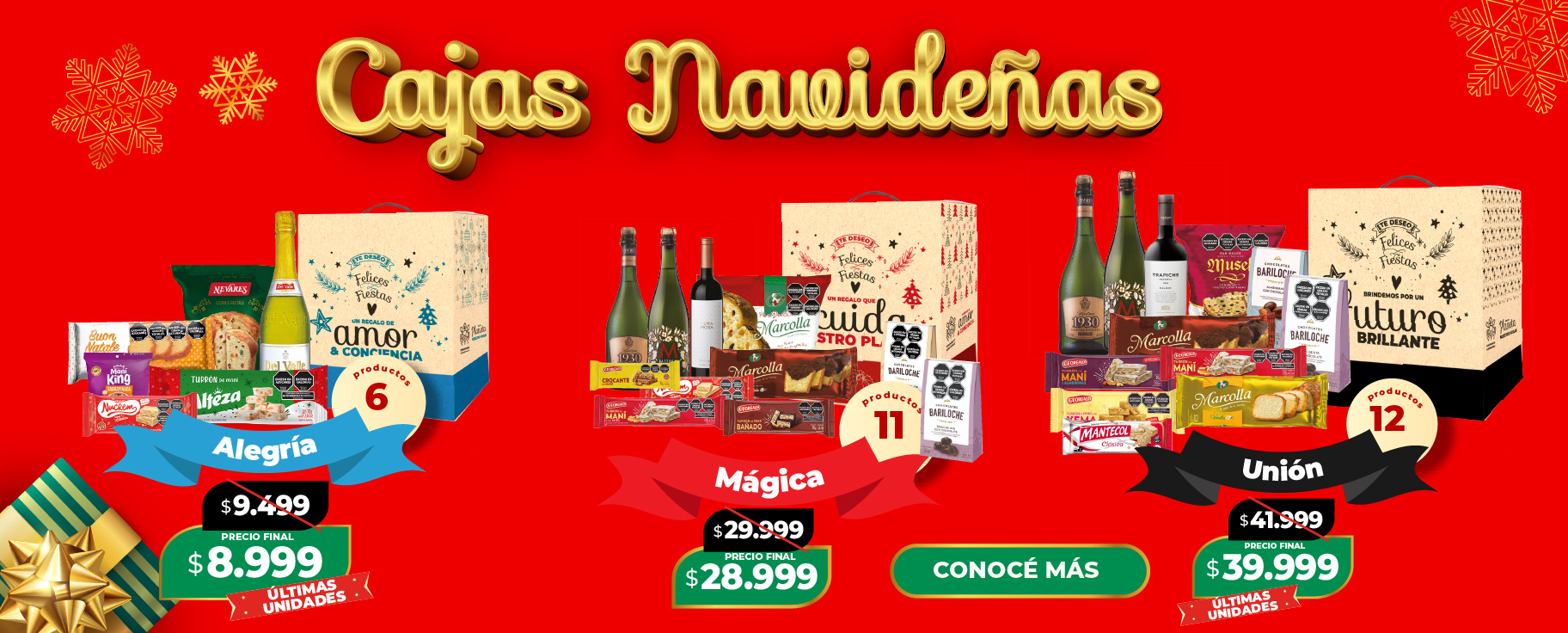 cajas navideñas