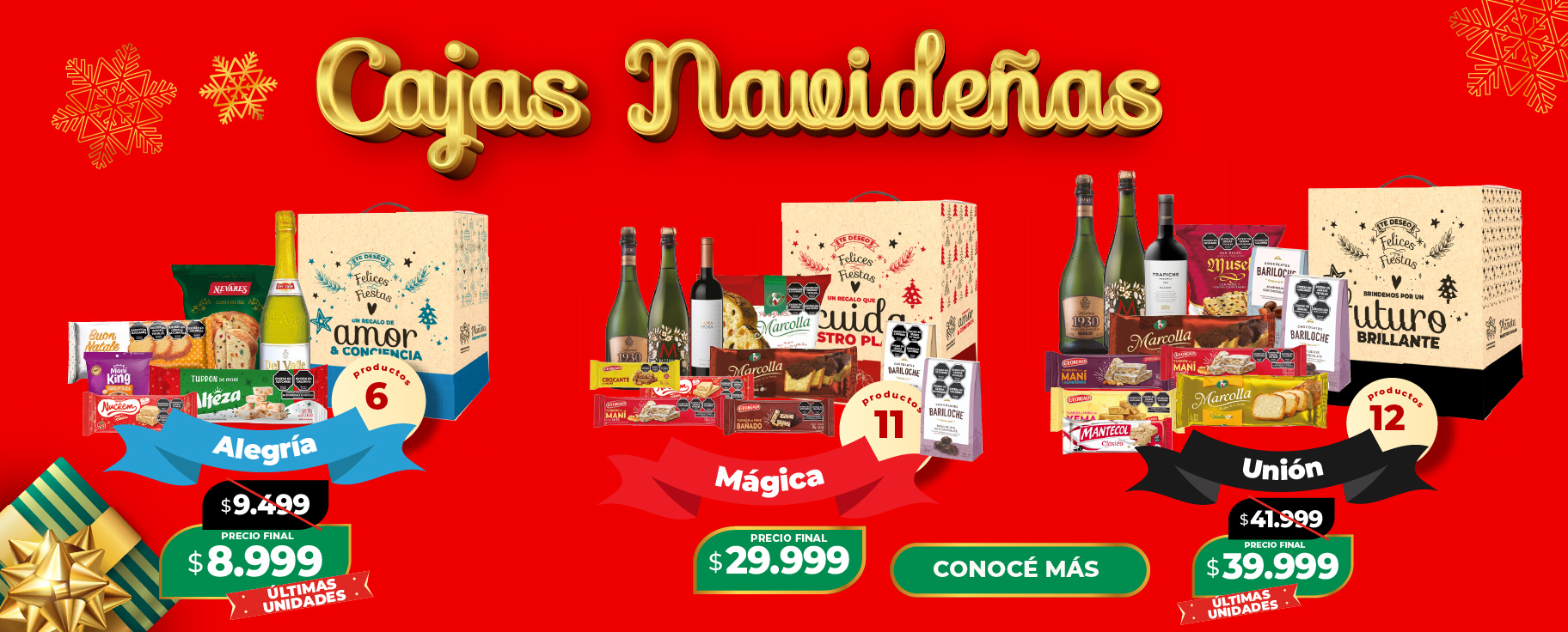 cajas navideñas