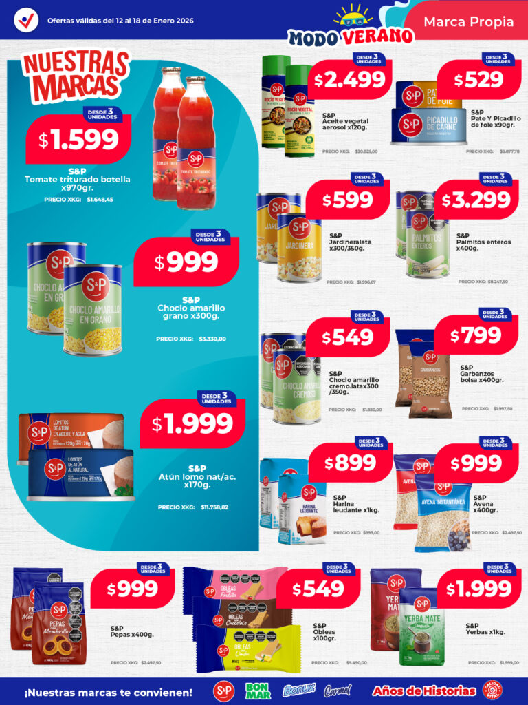 Folleto de ofertas destacadas 