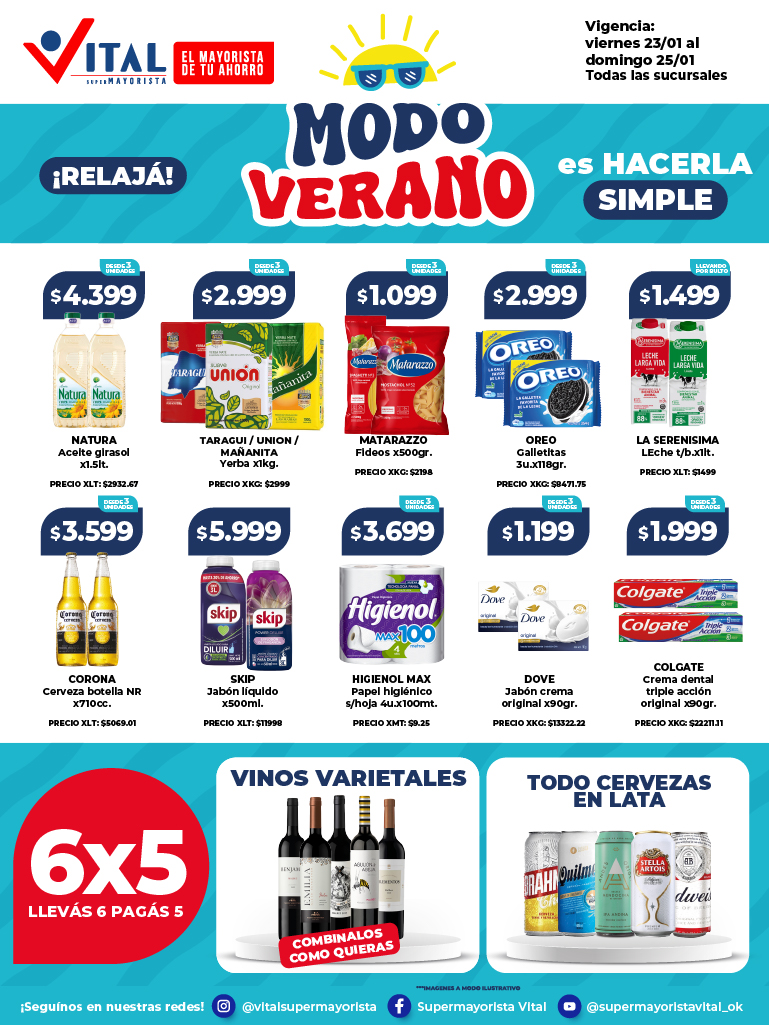 Folleto de ofertas destacadas 