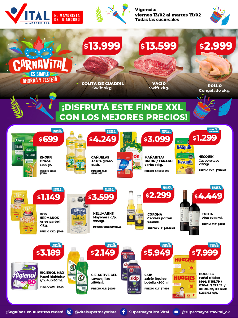 Folleto de ofertas destacadas 