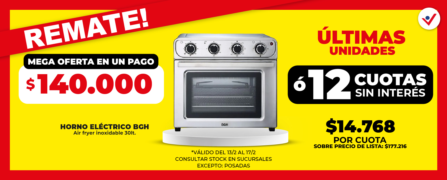 remate electrodomesticos