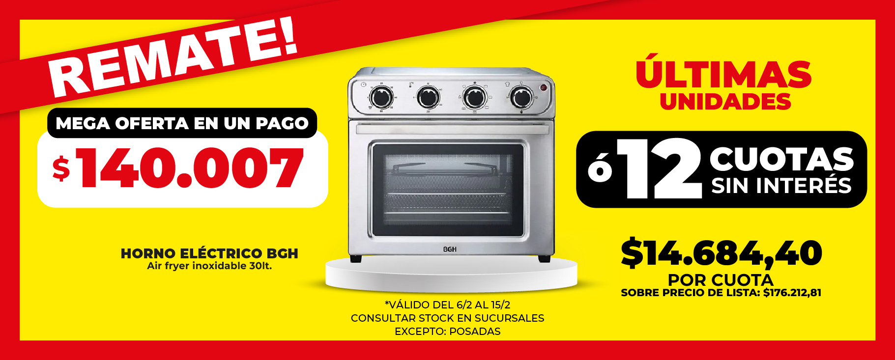 remate electrodomesticos