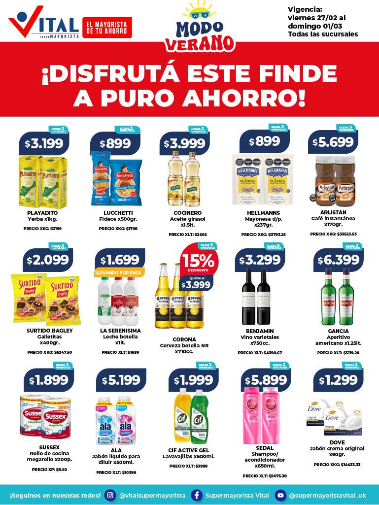 Folleto de ofertas destacadas 