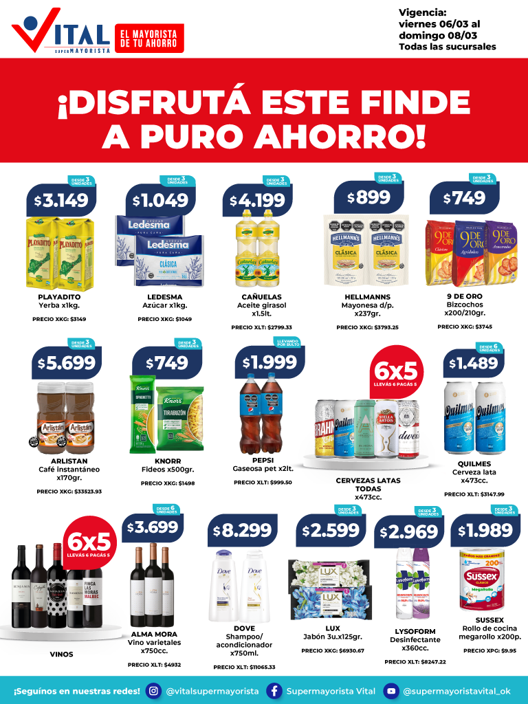 Folleto de ofertas destacadas 