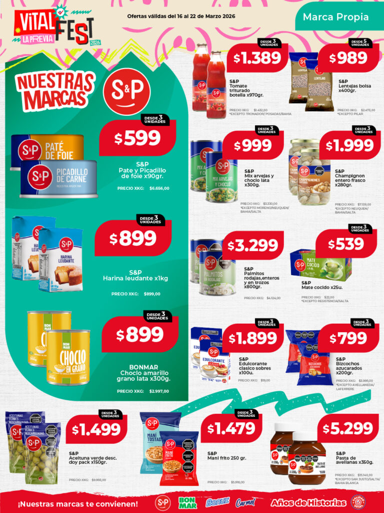 Folleto de ofertas destacadas 