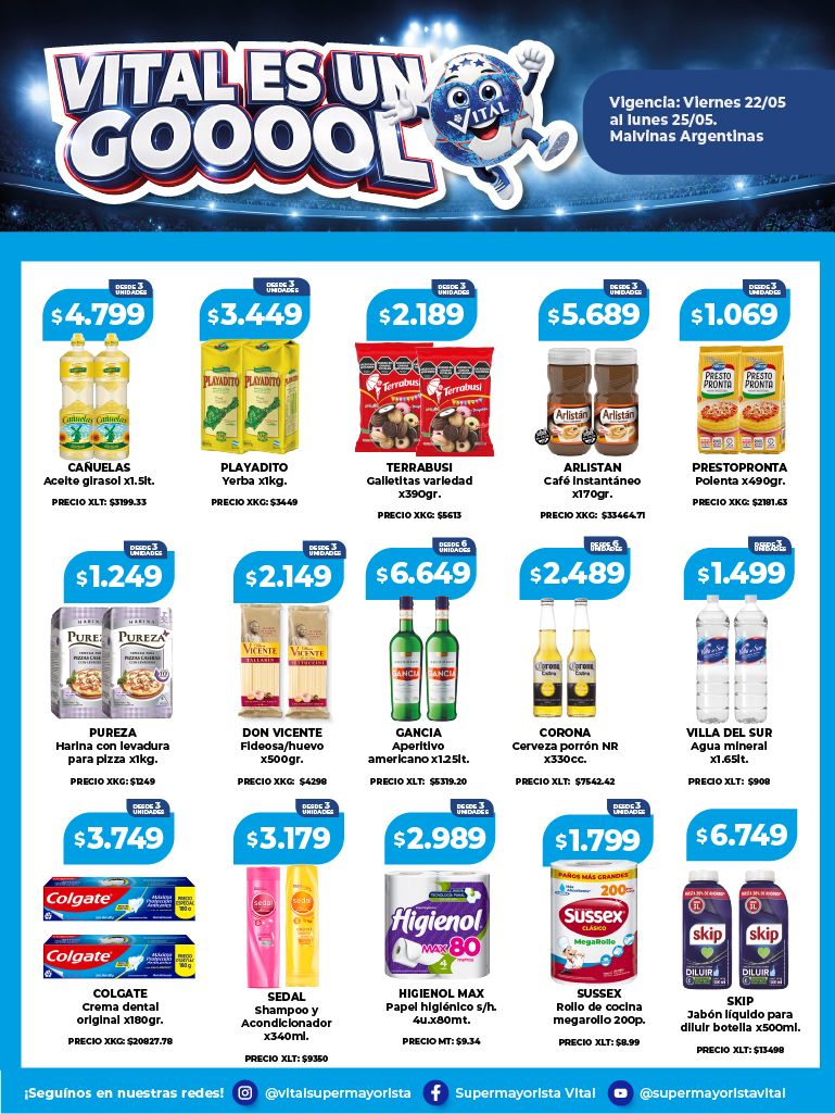 Folleto de ofertas destacadas 