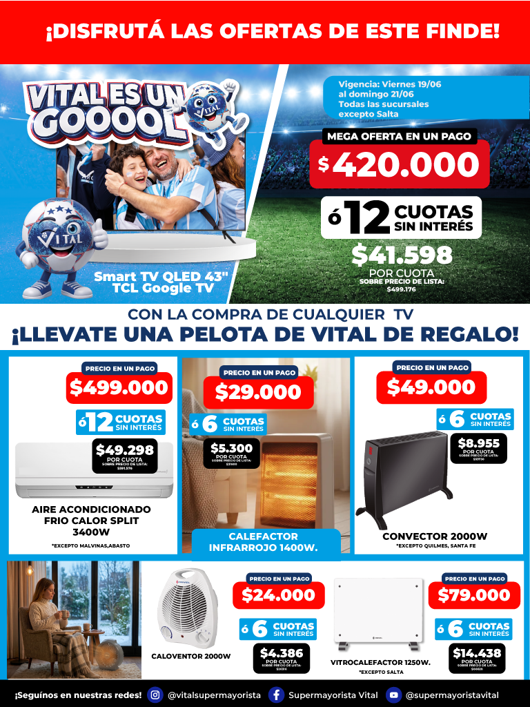 Folleto de ofertas destacadas 