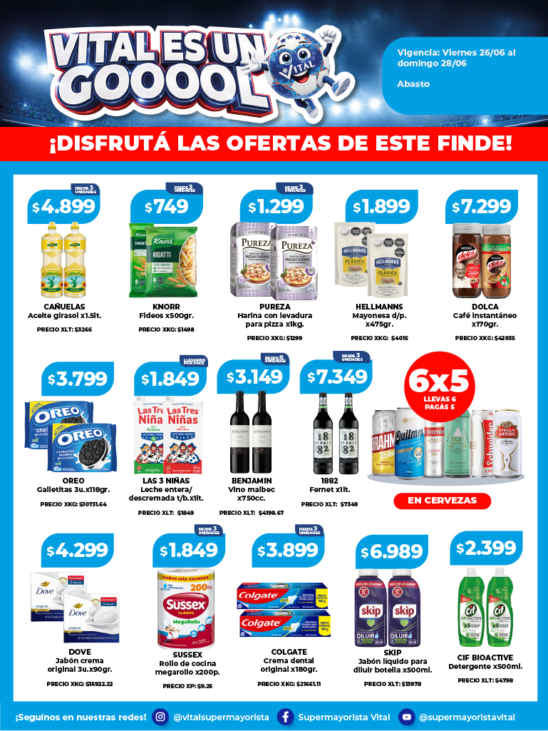Folleto de ofertas destacadas 