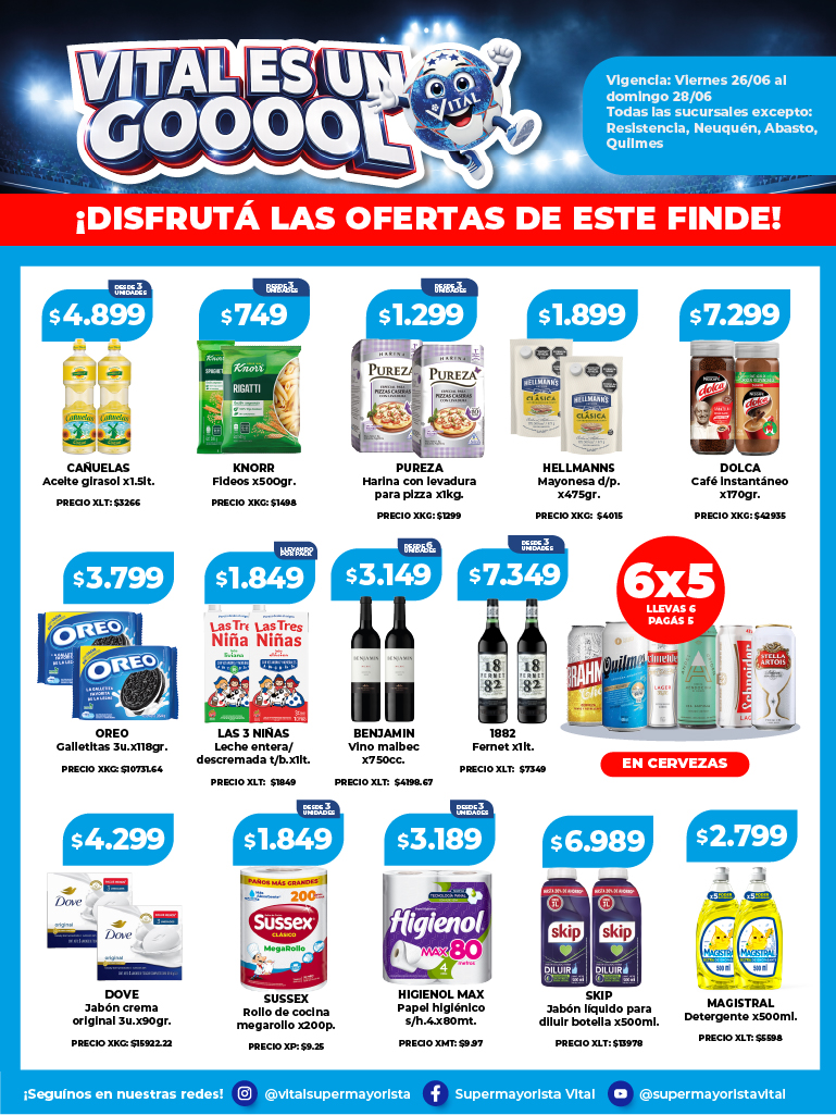 Folleto de ofertas destacadas 