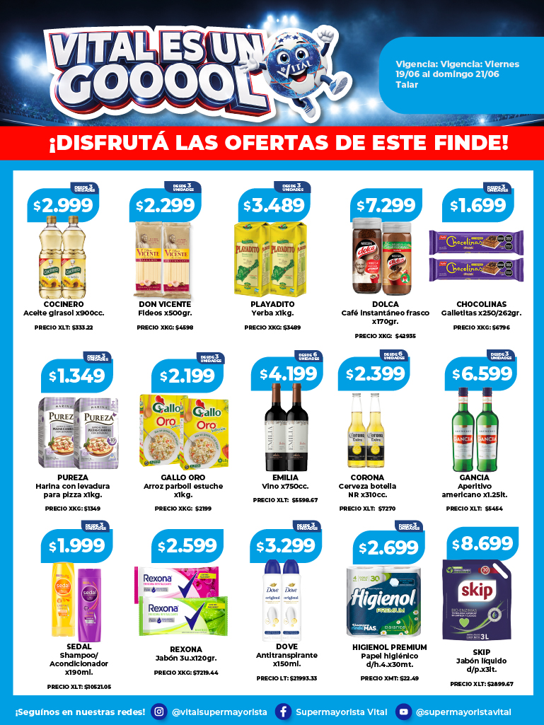 Folleto de ofertas destacadas 