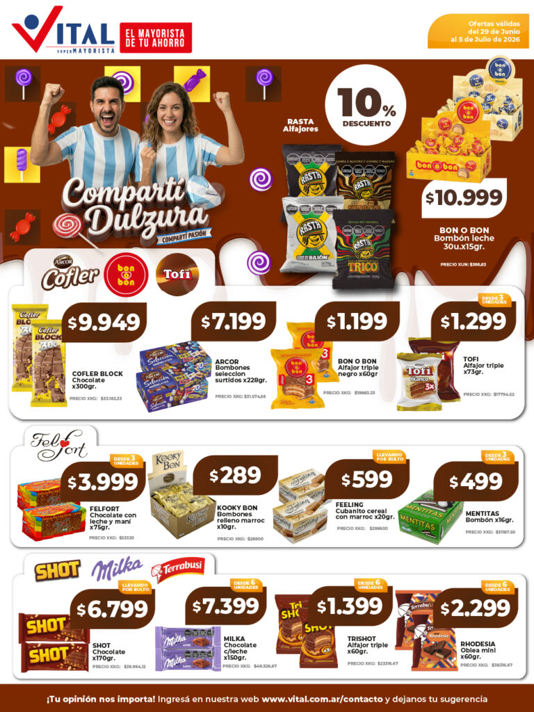 Folleto de ofertas destacadas 