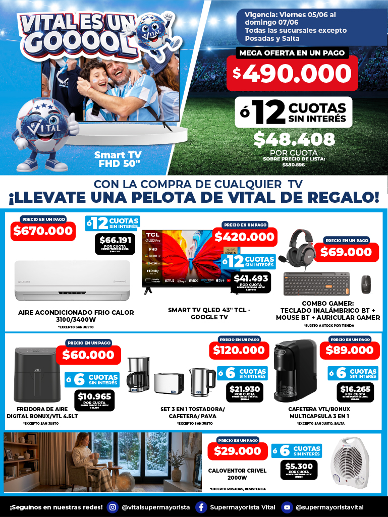 Folleto de ofertas destacadas 