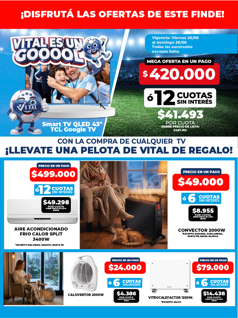 Folleto de ofertas destacadas 