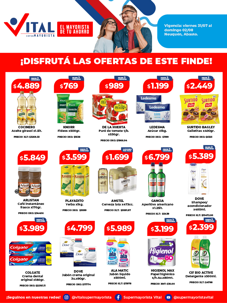 Folleto de ofertas destacadas 