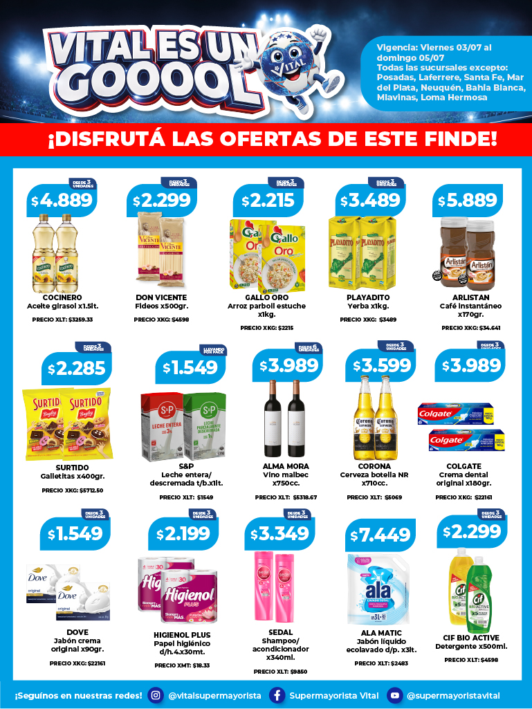 Folleto de ofertas destacadas 