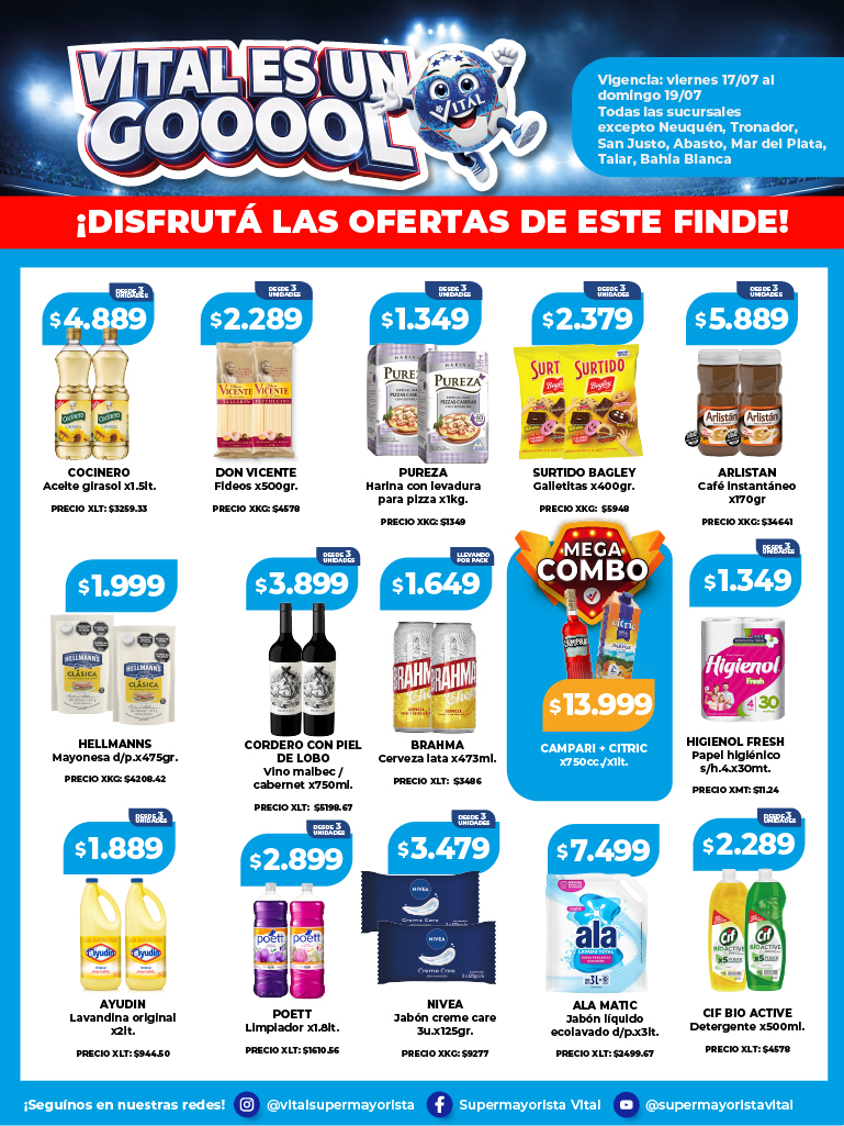 Folleto de ofertas destacadas 