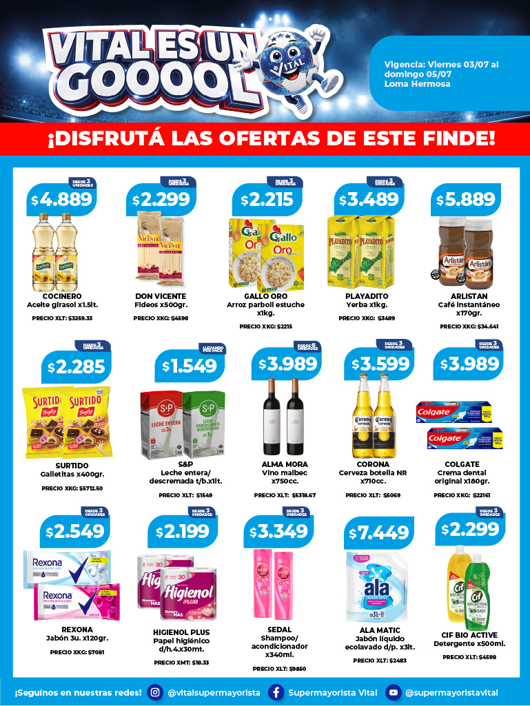 Folleto de ofertas destacadas 