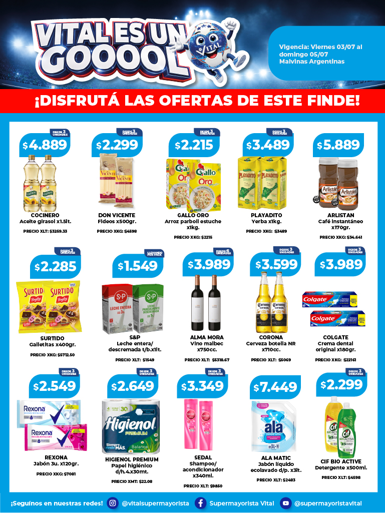 Folleto de ofertas destacadas 