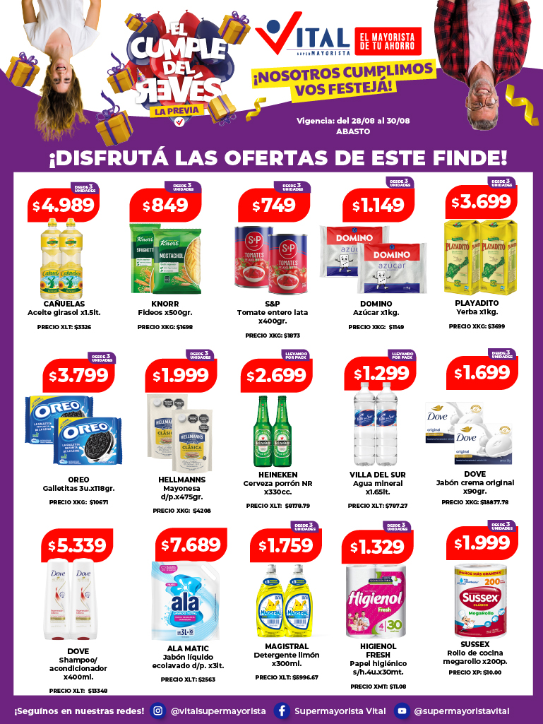 Folleto de ofertas destacadas 
