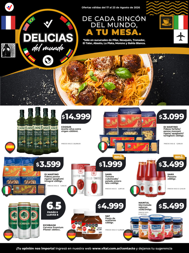 Folleto de ofertas destacadas 