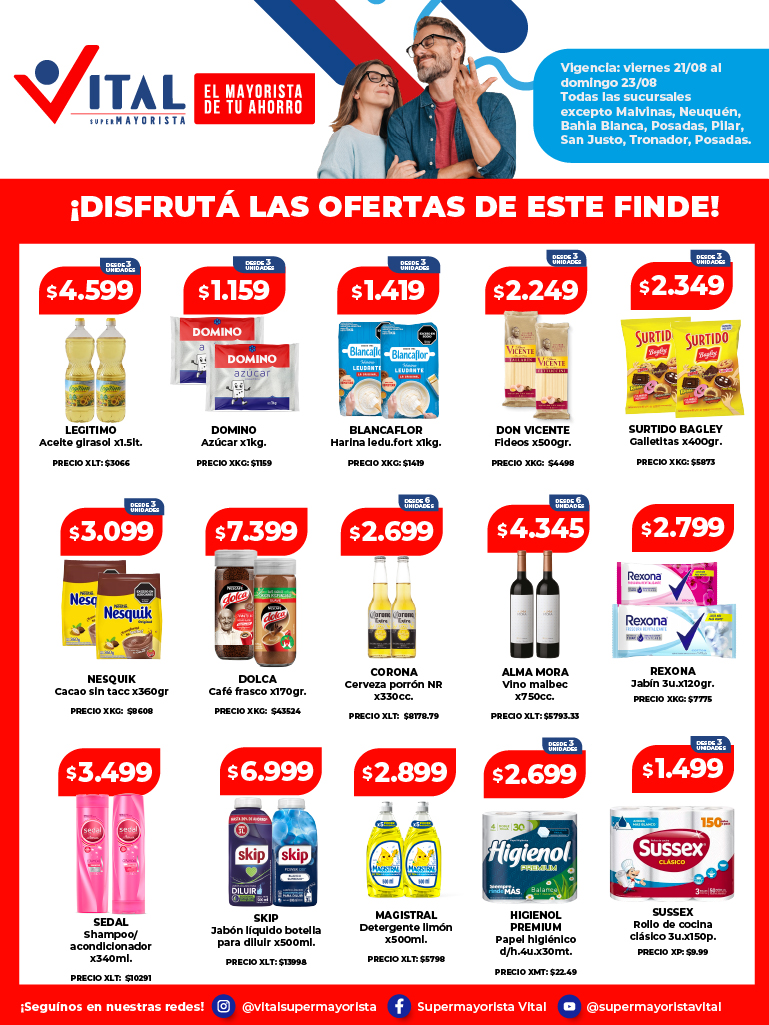 Folleto de ofertas destacadas 