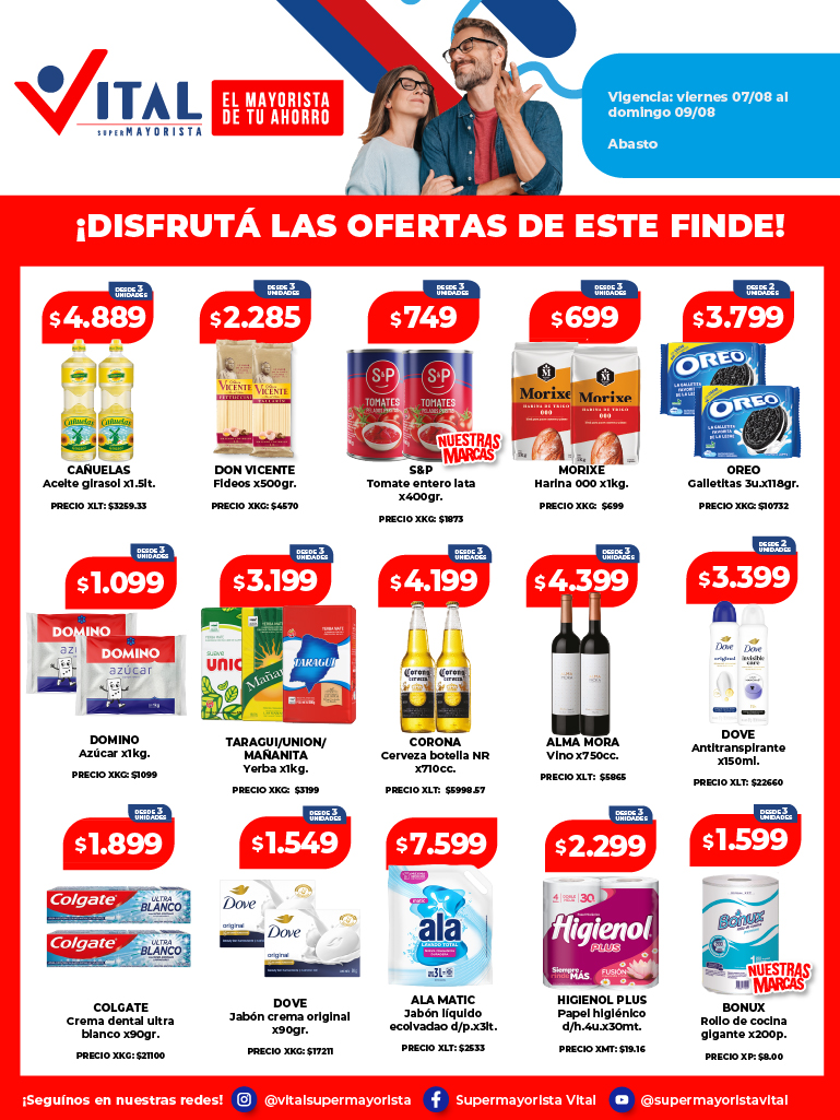 Folleto de ofertas destacadas 